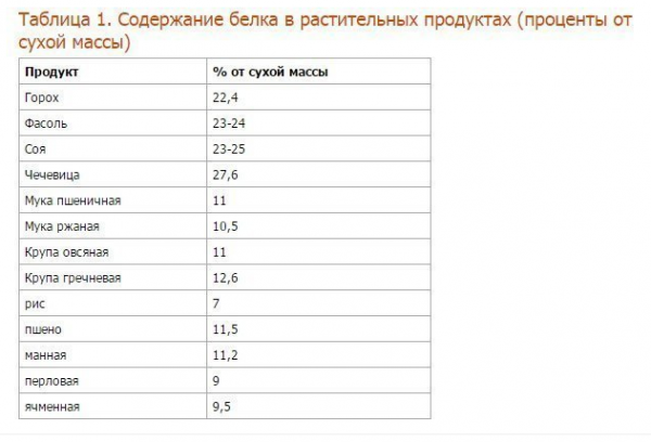 Сколько белка подростку