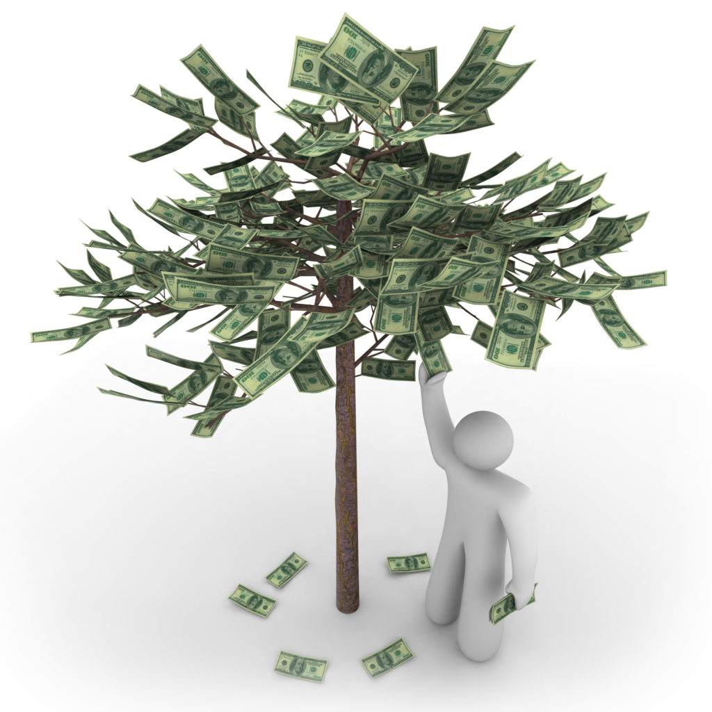 дерево денег фото