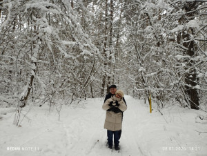 ПРОГУЛКА В ЗИМНЕМ ЛЕСУ.